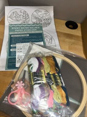 New! Embroidery kit set